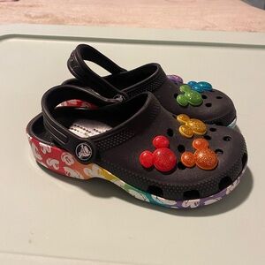 Special Edition Kids Disney Rainbow Celebration Crocs